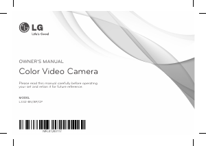 Manual LG L332-BP Security Camera