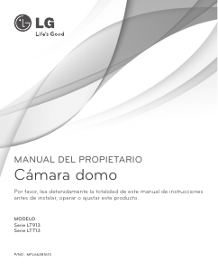 Manual de uso LG LT713P-B Cámara de seguridad