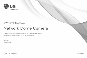 Manual LG LDW2010F-P Security Camera