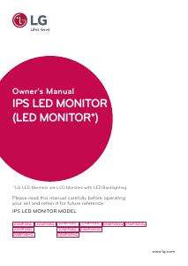 Handleiding LG 20MP38HQ-B LED monitor