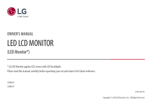 Handleiding LG 32UN650-W LED monitor