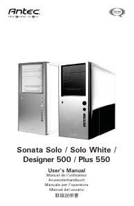 Mode d’emploi Antec Sonata Solo Ordinateur de bureau