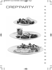 Bruksanvisning Tefal PY558813 CrepParty Crepéjärn