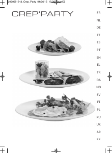 Brugsanvisning Tefal PY559401 CrepParty Pandekagejern