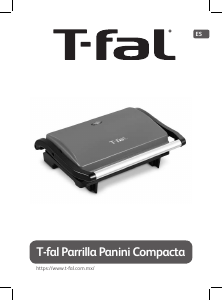 Manual de uso Tefal SW3315MX Parrilla Panini Compacta Grill de contacto