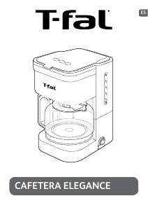Manual de uso Tefal CM223DMX Cafetera Elegance Máquina de café