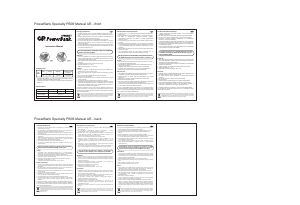 Manuál GP PB09 PowerBank Specialty Nabíječka baterií