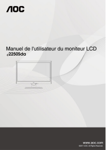 Mode d’emploi AOC E2250SDA Moniteur LCD
