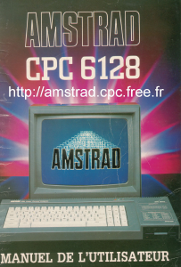 Mode d’emploi Amstrad CPC 6128 Ordinateur de bureau