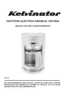 Manual de uso Kelvinator CMT630 Máquina de café