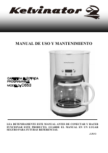 Manual de uso Kelvinator C653 Máquina de café