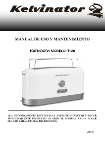 Manual de uso Kelvinator T128 Tostador