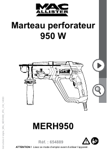 Mode d’emploi MacAllister MERH950 Perforateur