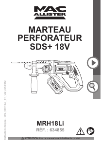 Mode d’emploi MacAllister MRH18Li Perforateur