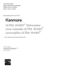 Manual Kenmore 665.13355 Dishwasher