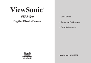 Mode d’emploi ViewSonic VFA710w Cadre photo numérique