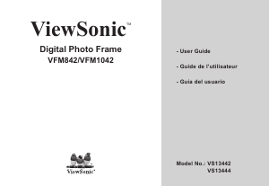 Mode d’emploi ViewSonic VFM1042 Cadre photo numérique