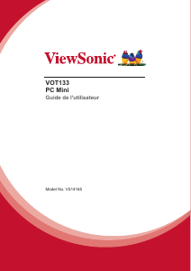 Mode d’emploi ViewSonic VOT133 Ordinateur de bureau