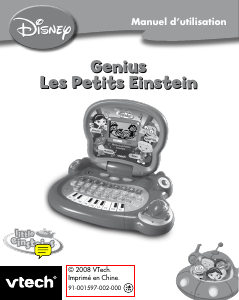 Mode d’emploi VTech Genius Les Petits Einstein
