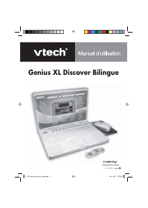 Mode d’emploi VTech Genius XL Discover Bilingue