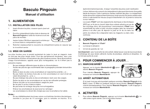 Mode d’emploi VTech Basculo Pingouin