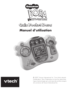 Mode d’emploi VTech Quizz Pocket Dora