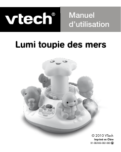 Mode d’emploi VTech Lumi toupie des mers