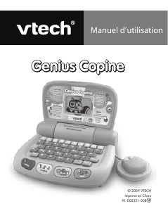 Mode d’emploi VTech Genius Copine