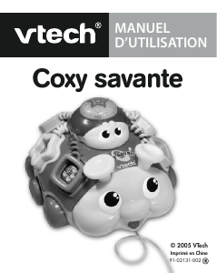 Mode d’emploi VTech Coxy savante