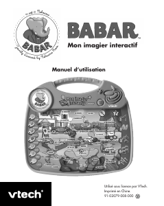 Mode d’emploi VTech Babar - Mon imagier interactief