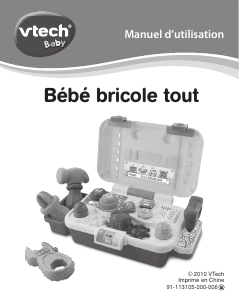 Mode d’emploi VTech Bebe Bricole tout