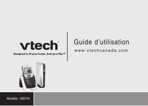 Mode d’emploi VTech IS6110 Téléphone sans fil