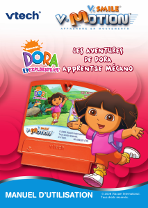 Mode d’emploi VTech V-Motion Les aventures de Dora apprentie Mecano