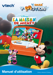 Mode d’emploi VTech V-Motion La Maison de Mickey