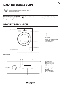 Manual Whirlpool FWDG 861483 WBV EE N Washer-Dryer