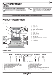 Manual Whirlpool WUC 3C33 F Dishwasher