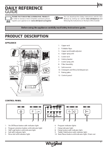 Handleiding Whirlpool WSFE 2B19 X UK N Vaatwasser