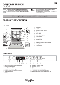 Manual Whirlpool WCIO 3T341 PE Dishwasher