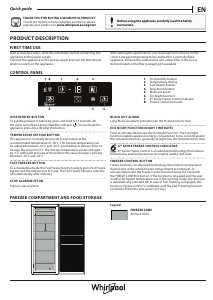 Manual Whirlpool UW8 F2C XLSB UK 2 Freezer