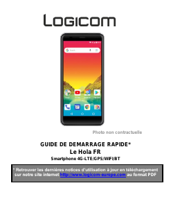 Mode d’emploi Logicom Le Hola FR Téléphone portable