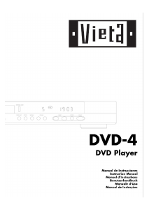 Manual de uso Vieta DVD-4 Reproductor DVD