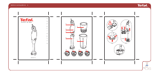 Manual Tefal HB804141 Click & Mix Hand Blender