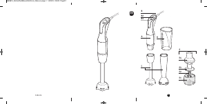 Manual Tefal HB856A40 Hand Blender