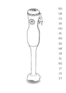 Vadovas Tefal HB407801 Rankinis maišytuvas