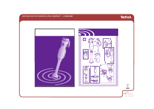 Manual Tefal HB406140 Hand Blender