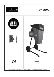 Manuale Güde GH 2500 Biotrituratore