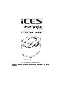 Manual ICES IBM-500 Bread Maker