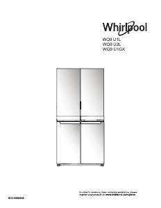 Руководство Whirlpool WQ9 U2L Холодильник с морозильной камерой