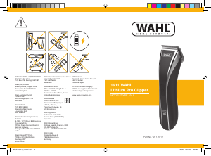 说明书 Wahl WM8911-800 理发推子