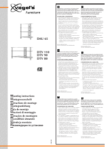 Bedienungsanleitung Vogel's DAU 65 TV-möbel